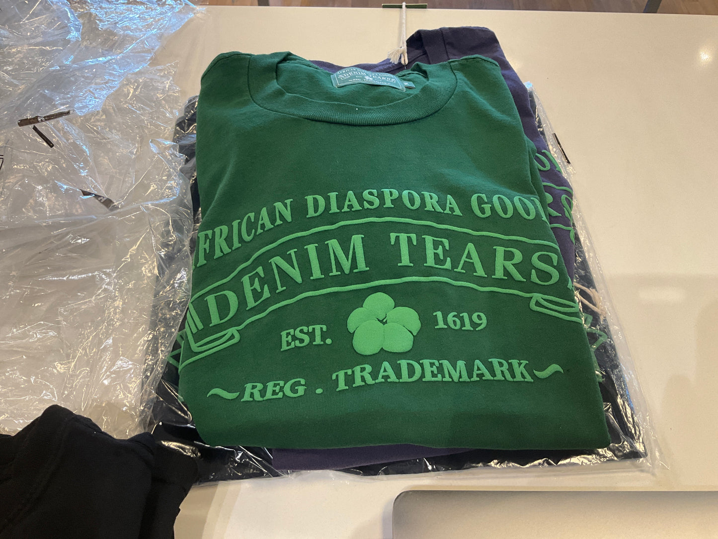 Denim Tears University Tee Green