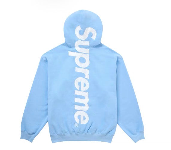 Supreme Appliqué Hooded Sweatshirt Light Blue