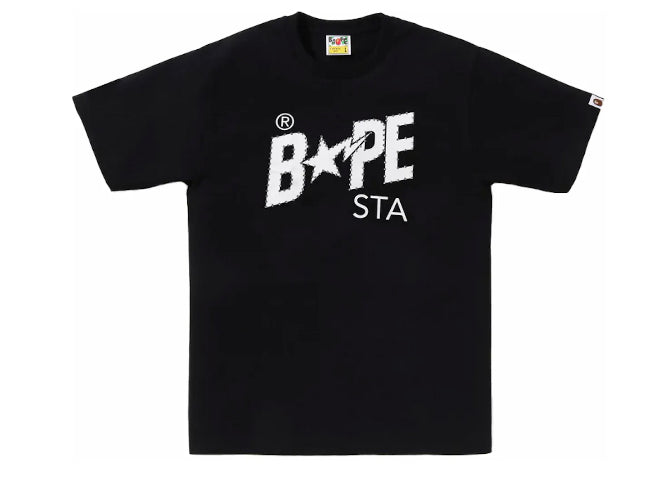 Bape Crystal Stone Bape Sta Tee Black