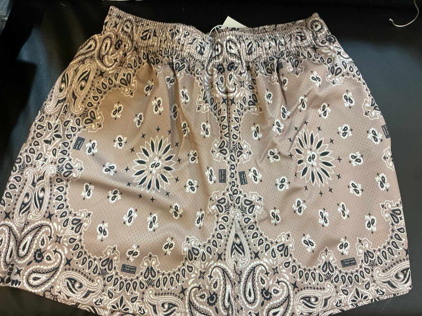 Bravest Studio Shorts Brown/Black/White Design