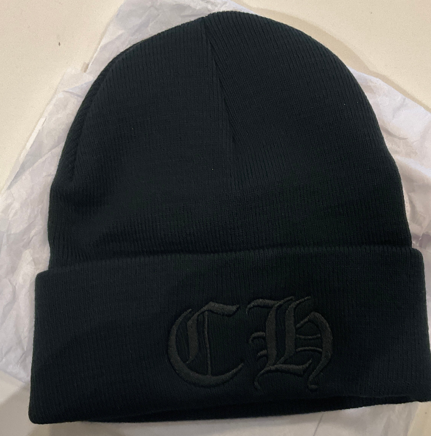 Chrome Heart Black Beanie