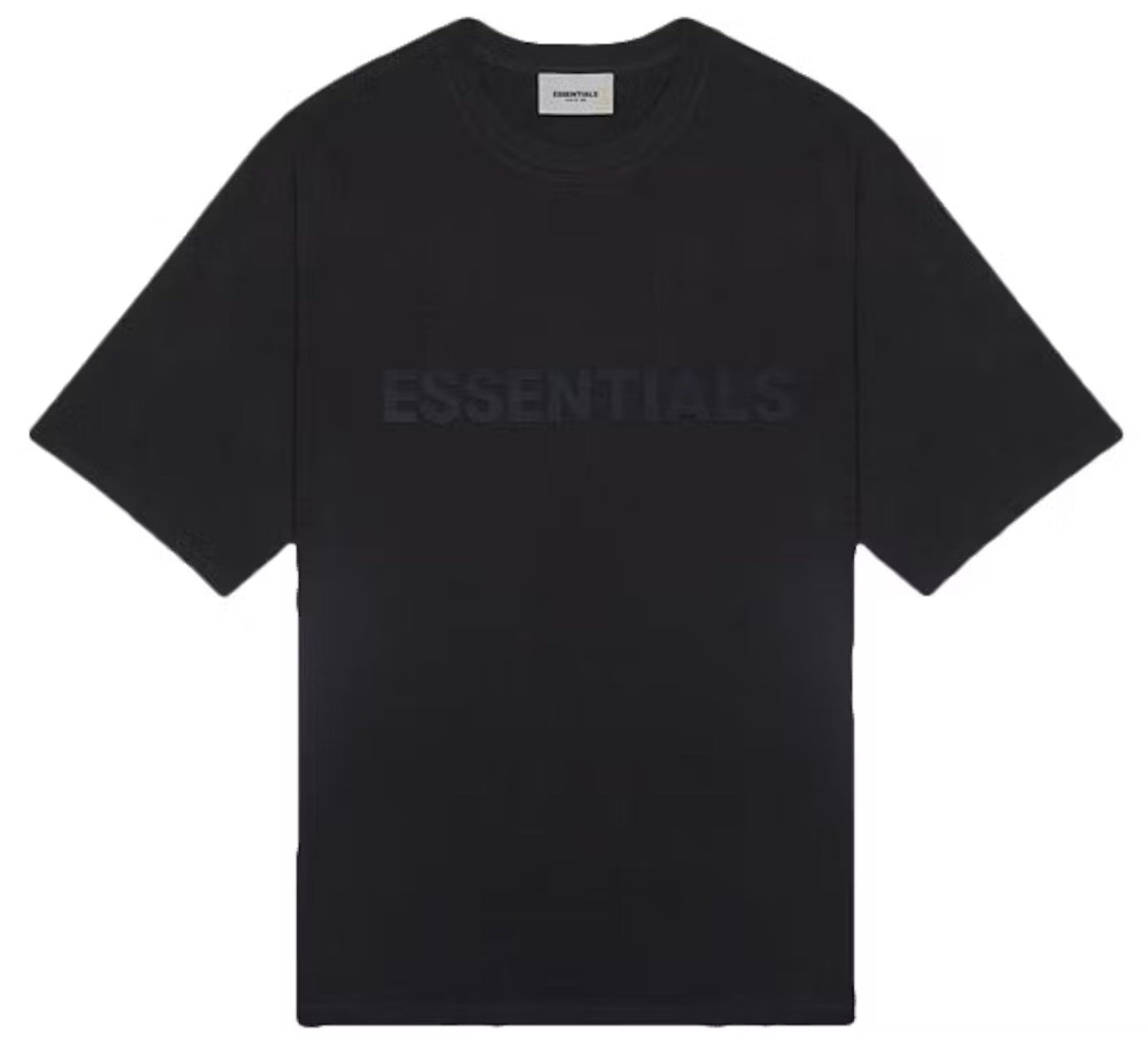 Fear of God Essentials Boxy T-Shirt Black logo
