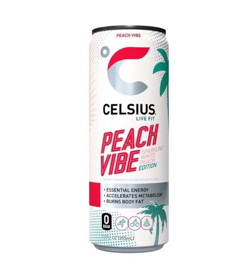 Celsius Sparkling White Peach