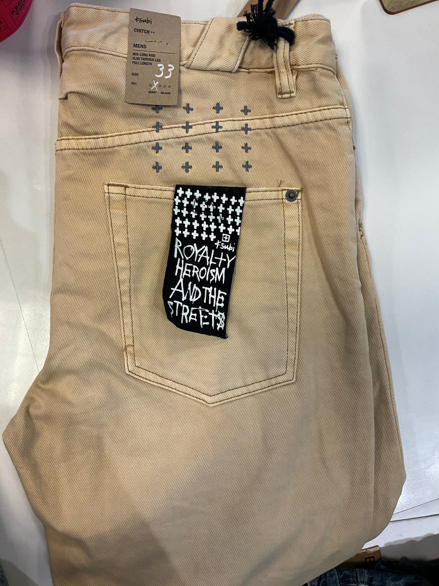 Ksubi Jeans Chitchat Sandstorm Trashed