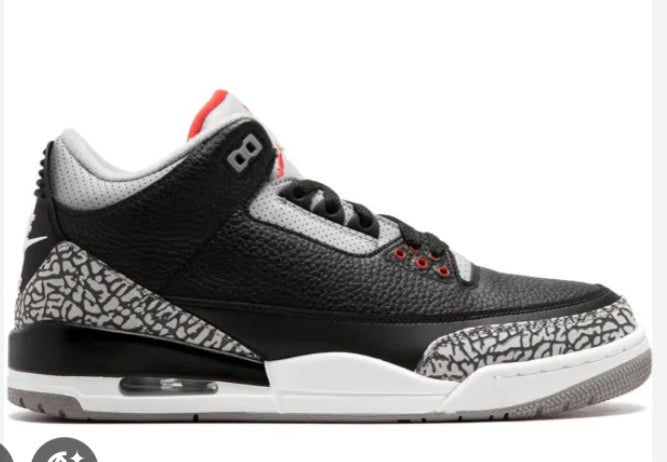 Jordan 3 retro og black cement