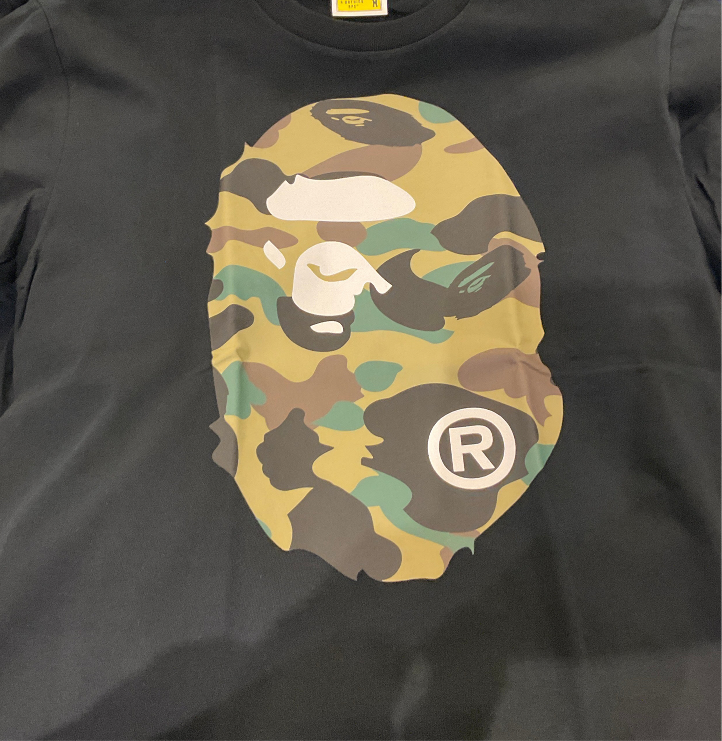 Bape Camo head black Tee