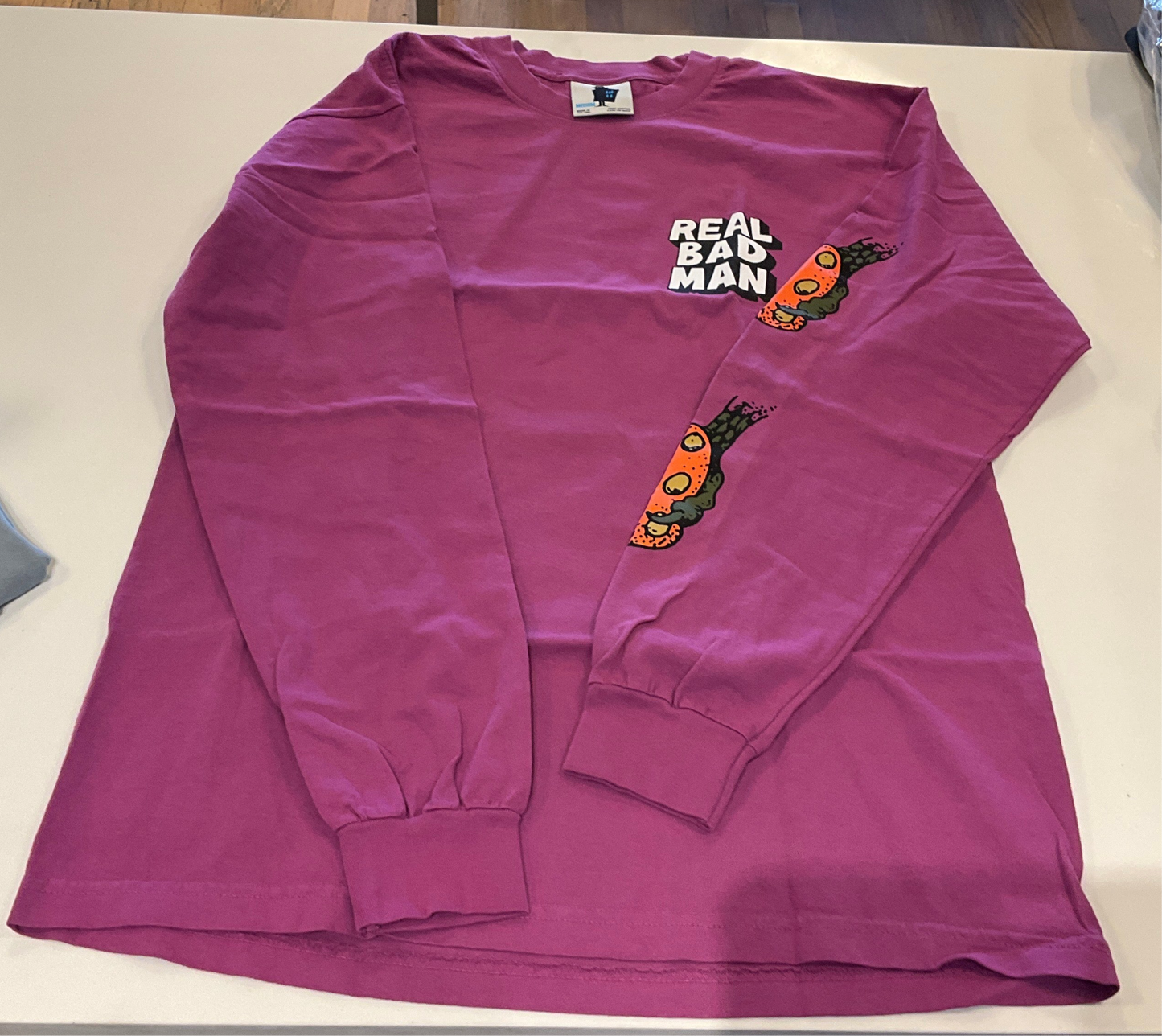 Real Bad Man So Far Out Purple LongSleeve