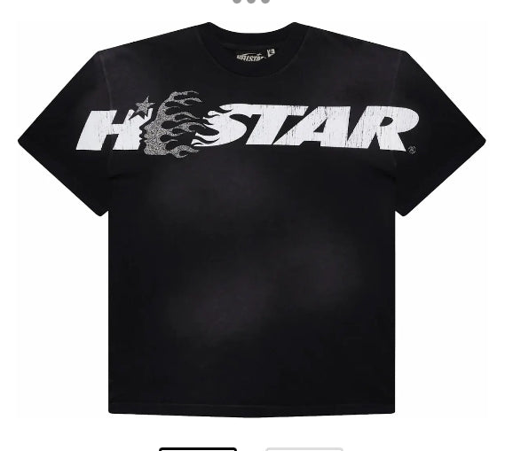 Hellstar Cartoon Logo Glitter Logo T-shirt