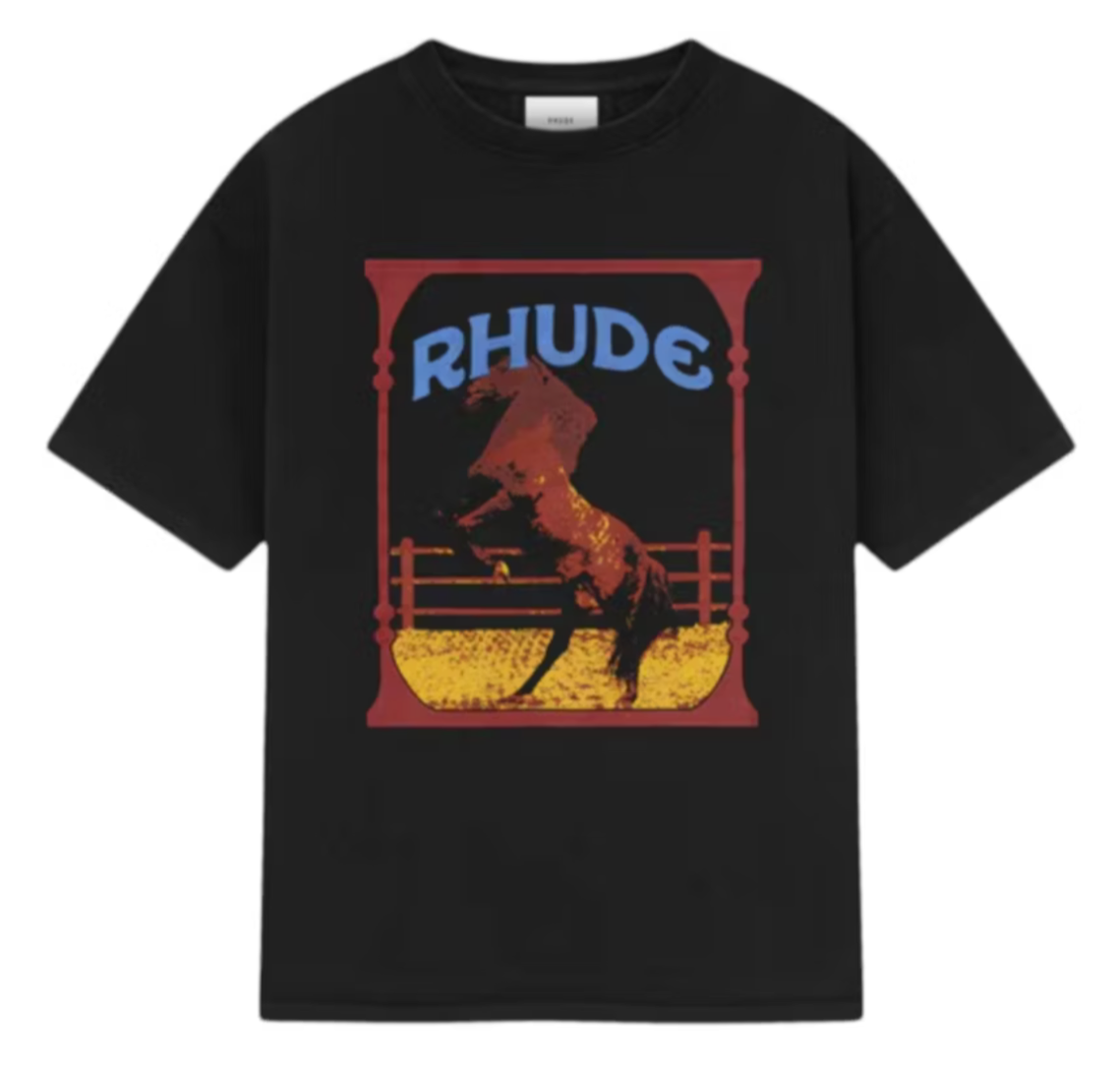Rhude Cadre Tee Black