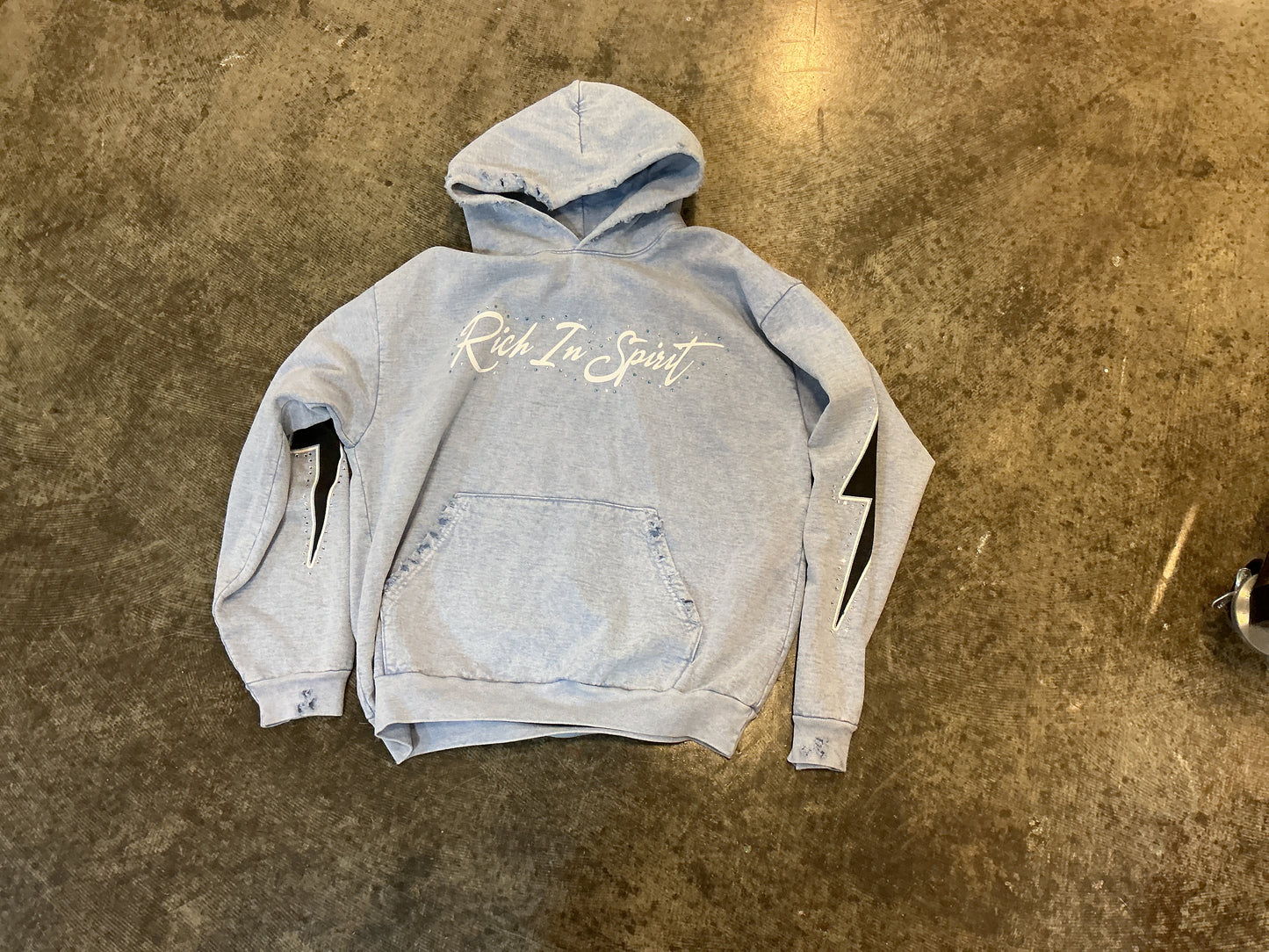 RIS baby blue hoodie