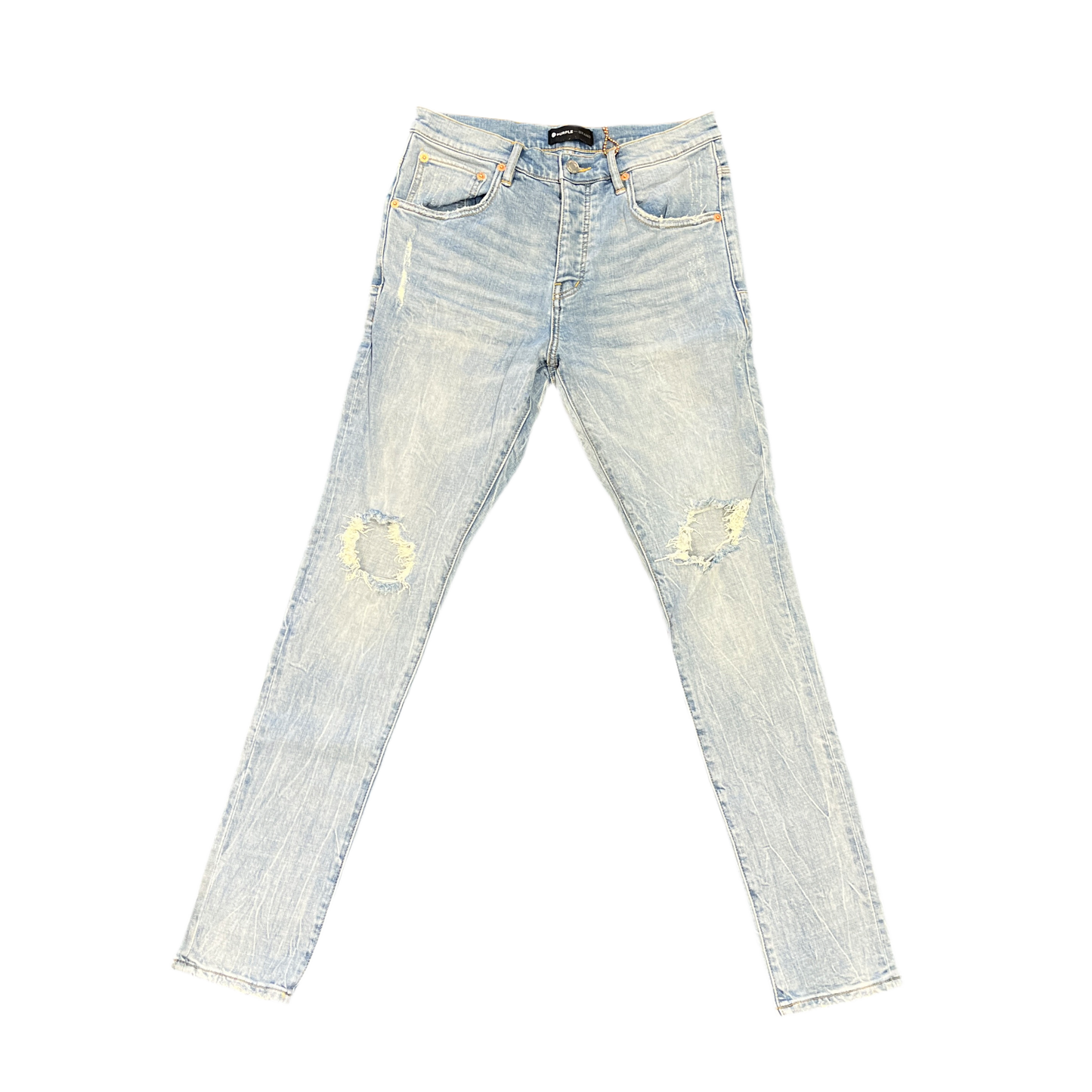 Purple Denim Light Washed Pants P002