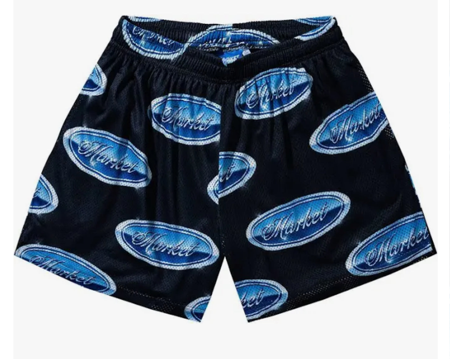 Market Liter Mesh Shorts Black & Blue