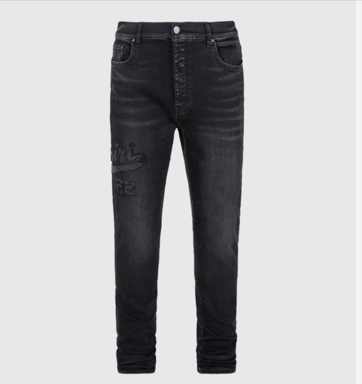 Amiri 22 Denim Varsity Black
