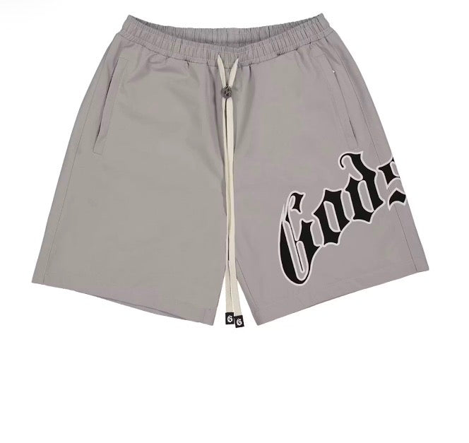 Godspeed OG Logo Nylon Grey Shorts