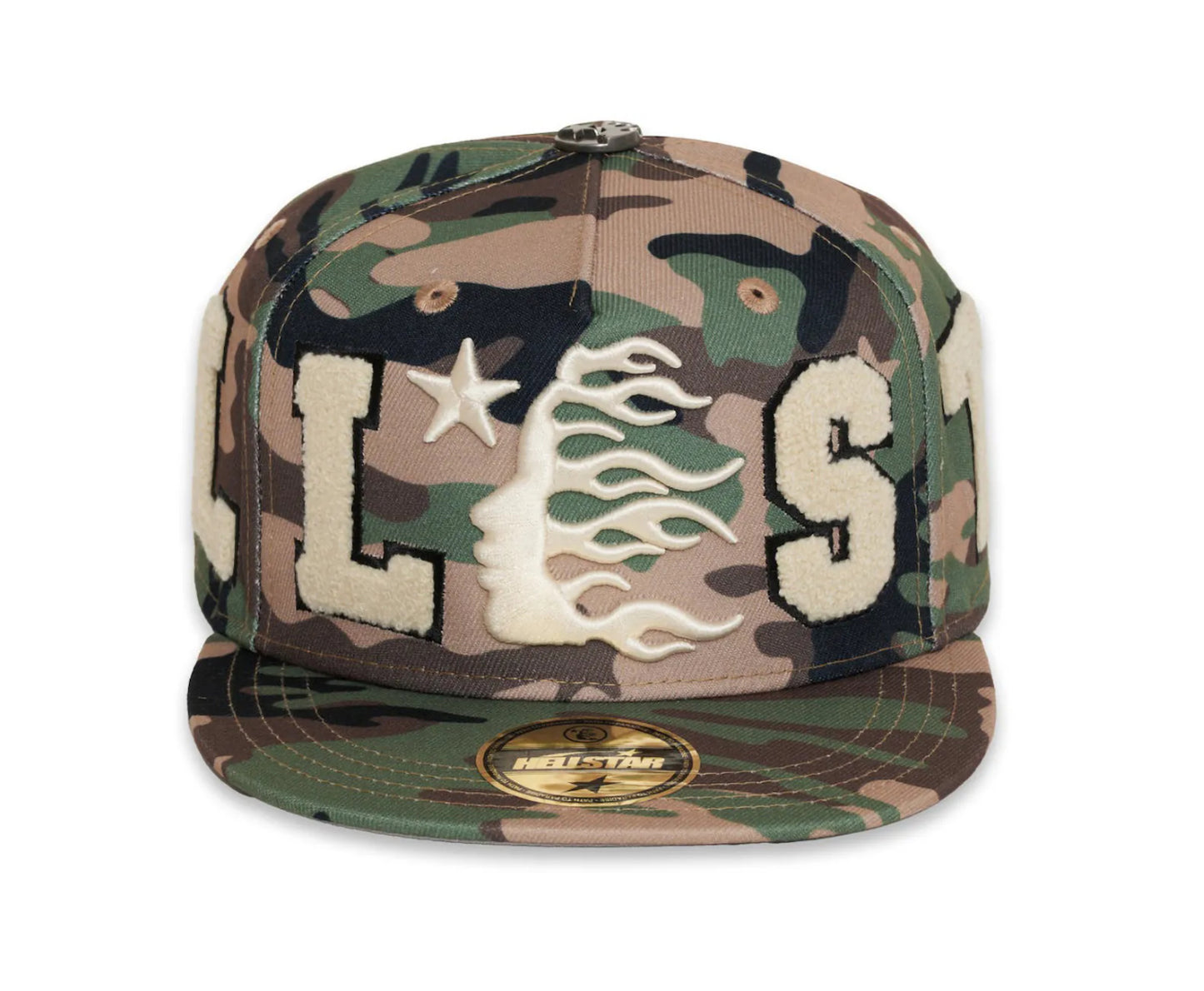 Hellstar OG Patch Fitted Hat Camo