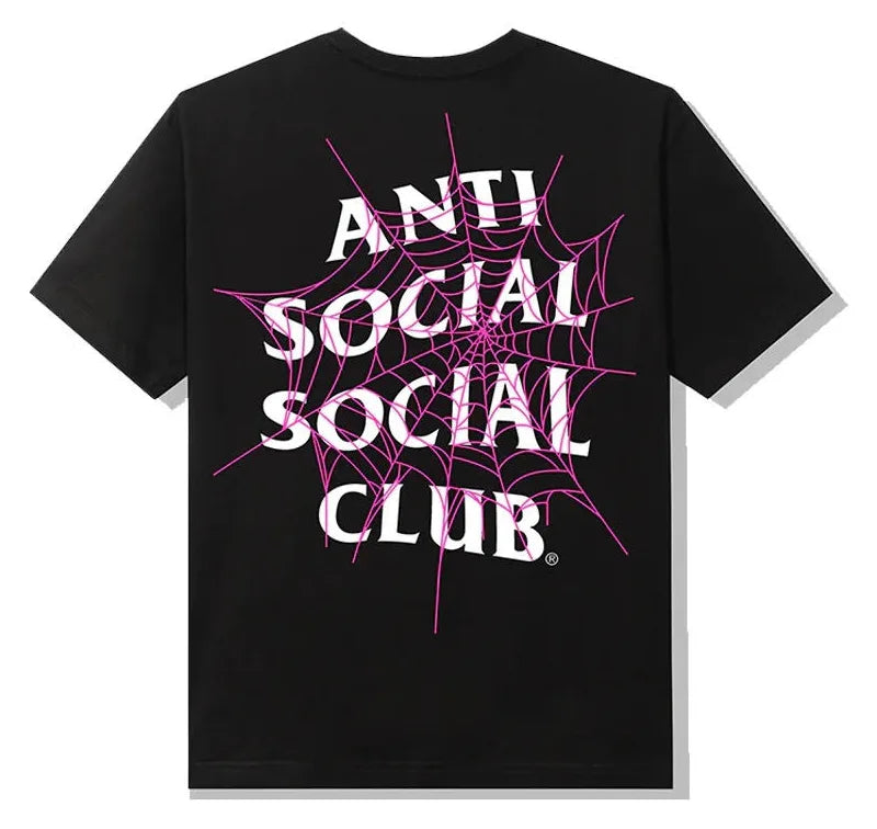 Anti Social Social Club Tee Web Tee Black/Pink