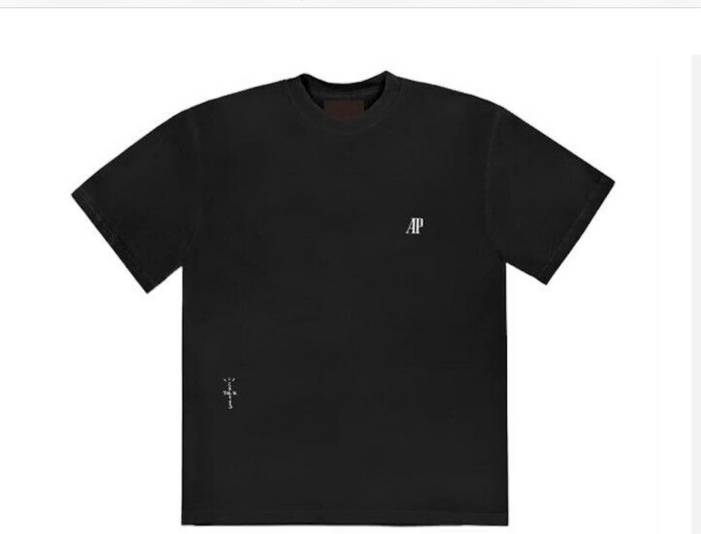 AP x Travis Scott Vintage Tee Black