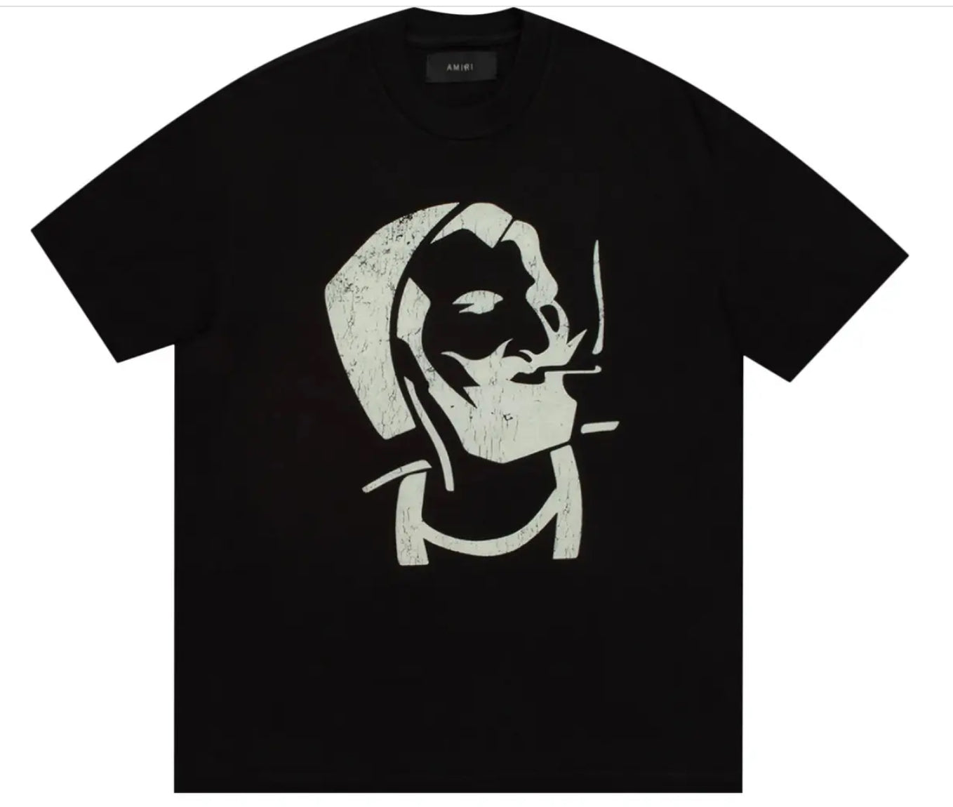 Amiri Zig Zag Crackle Tee