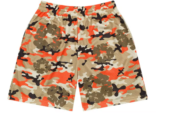 Denim Tears Wreath Camo Brown Mesh Shorts