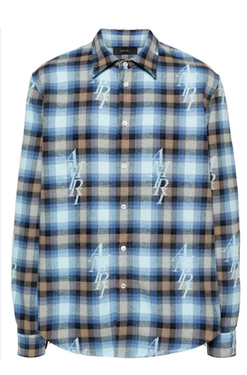 AMIRI Plaid Flannel Shirt