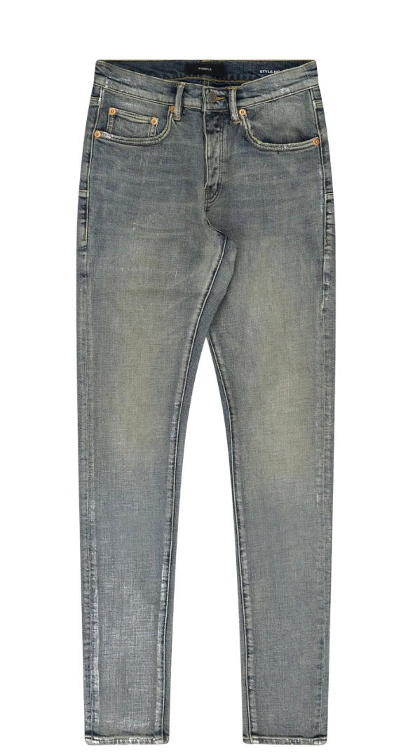 Purple Brand Indigo Metallic Silver Jeans