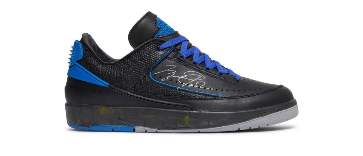 Air Jordan 2 low off white black 8.5m
