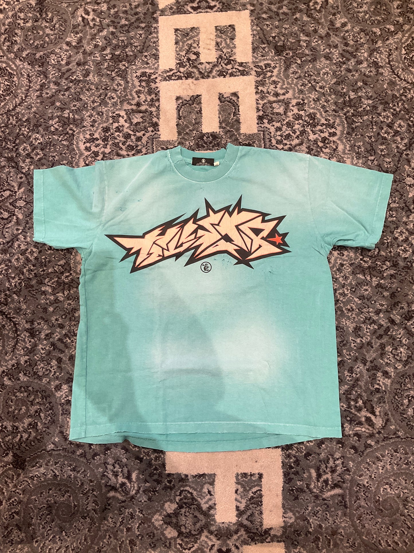 Hellstar Cracking Teal Tee