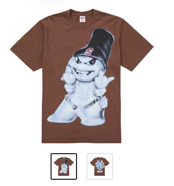 Supreme Snowman T shirt Green