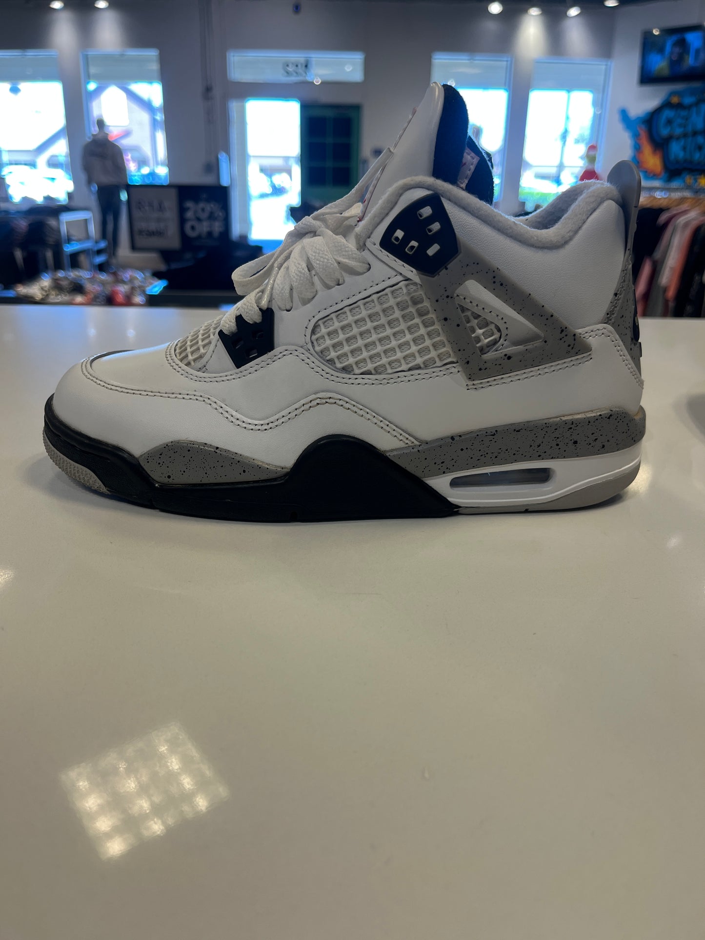 Jordan 4 Retro White Cement GS *LIGHTLY USED*