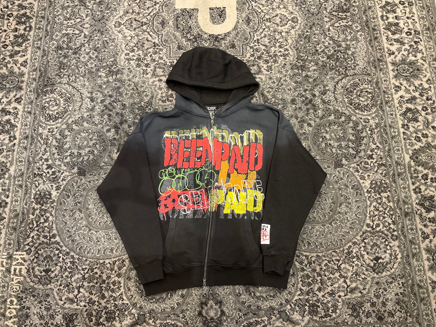 Been Paid Clothing Zip Up Grey