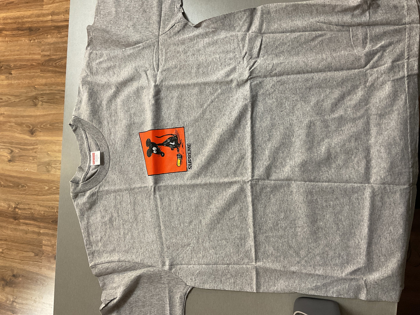 Supreme Mouse Tee Grey