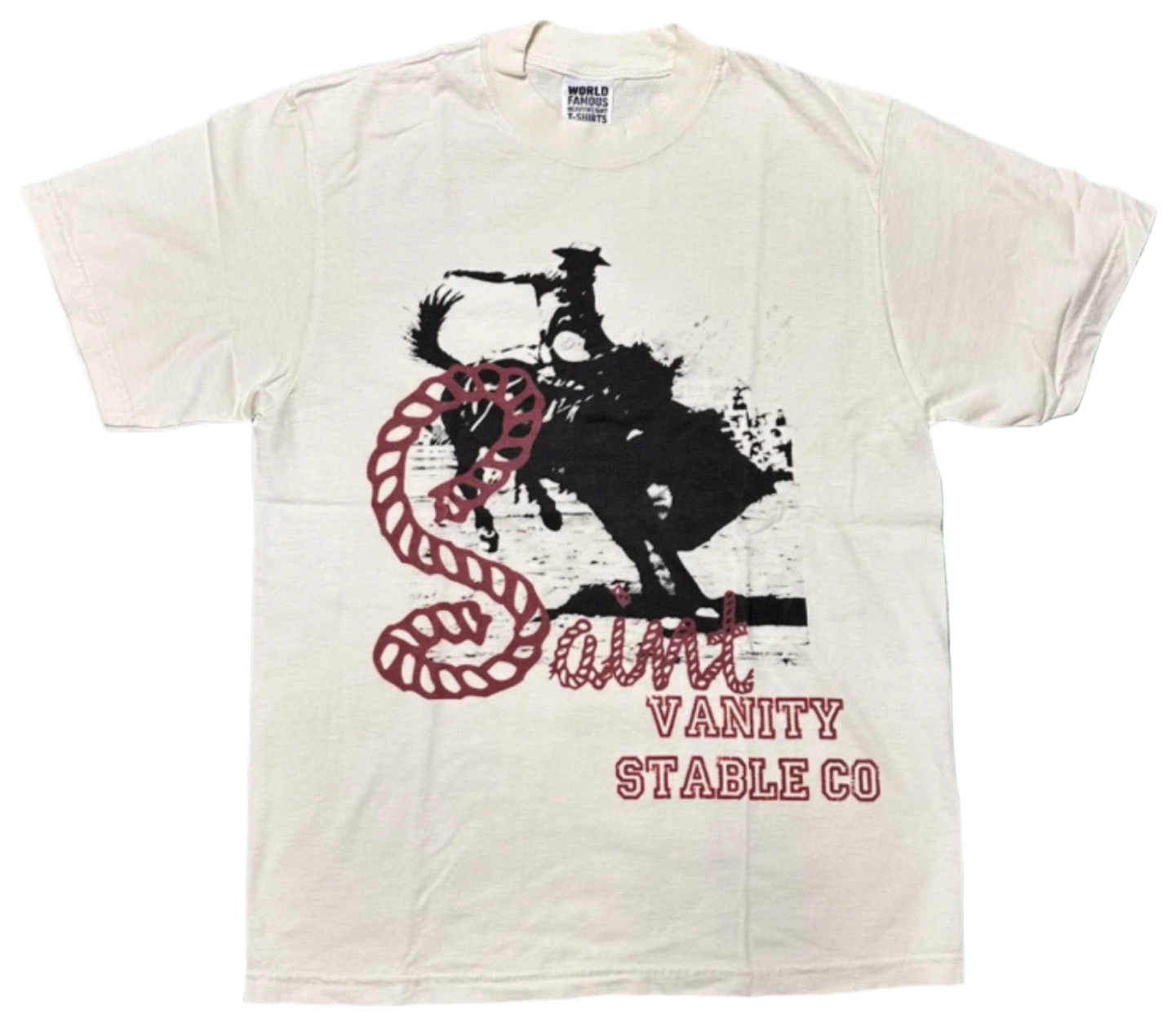 Saint Vanity Stable Cream Tee