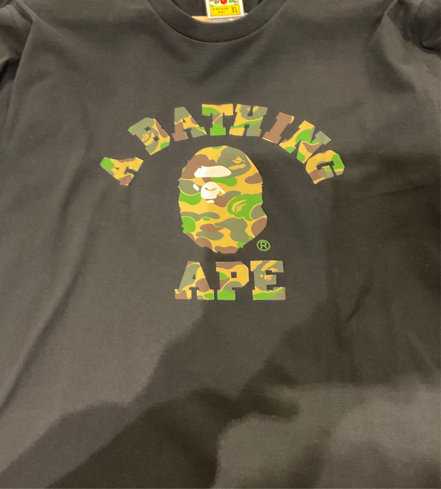 Bape ABC Light Green Camo Tee
