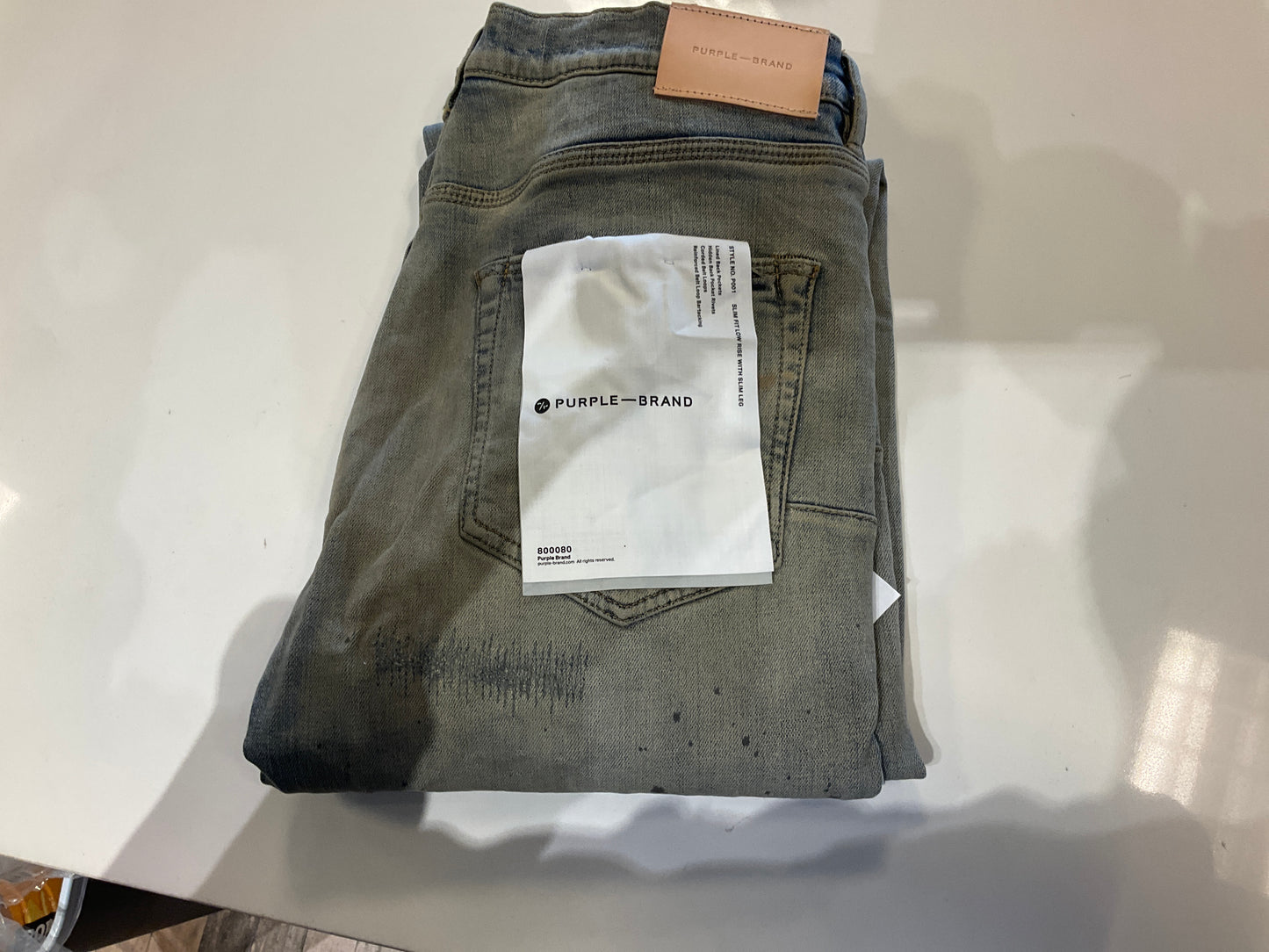 Purple Jeans dirty wash