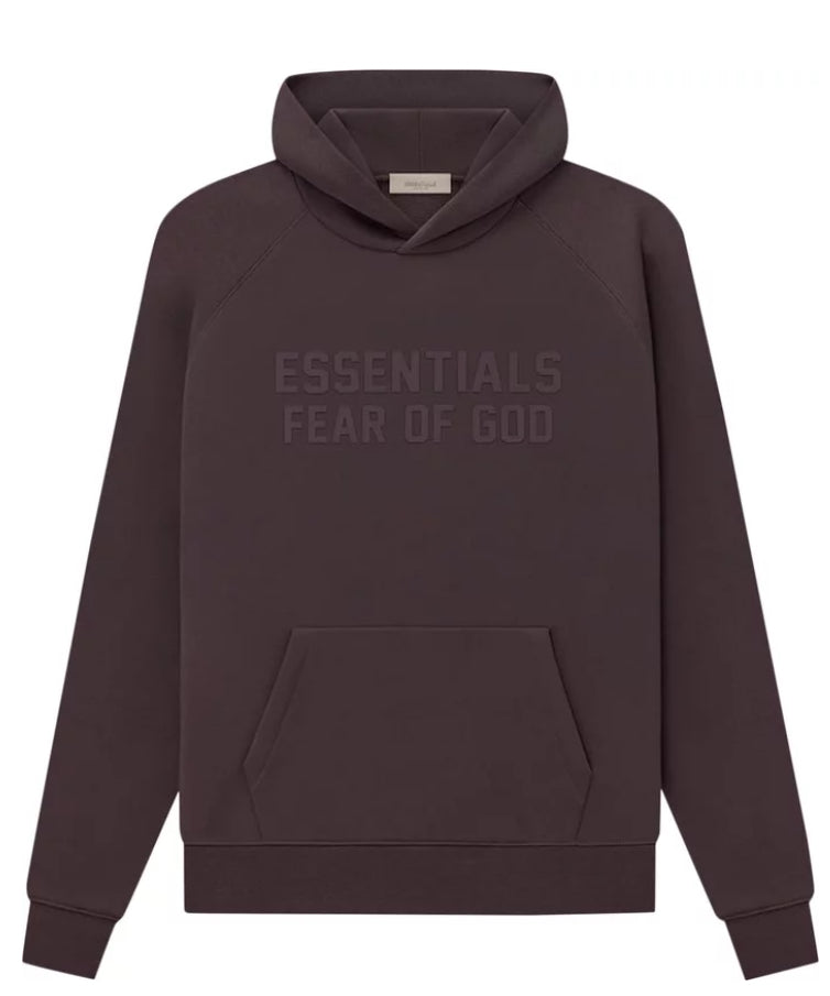 Fear of God Essentials Plum Hoodie