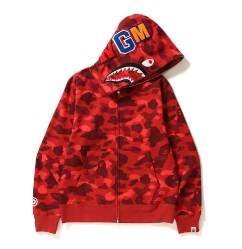 Bape Shark Zip-Up Red