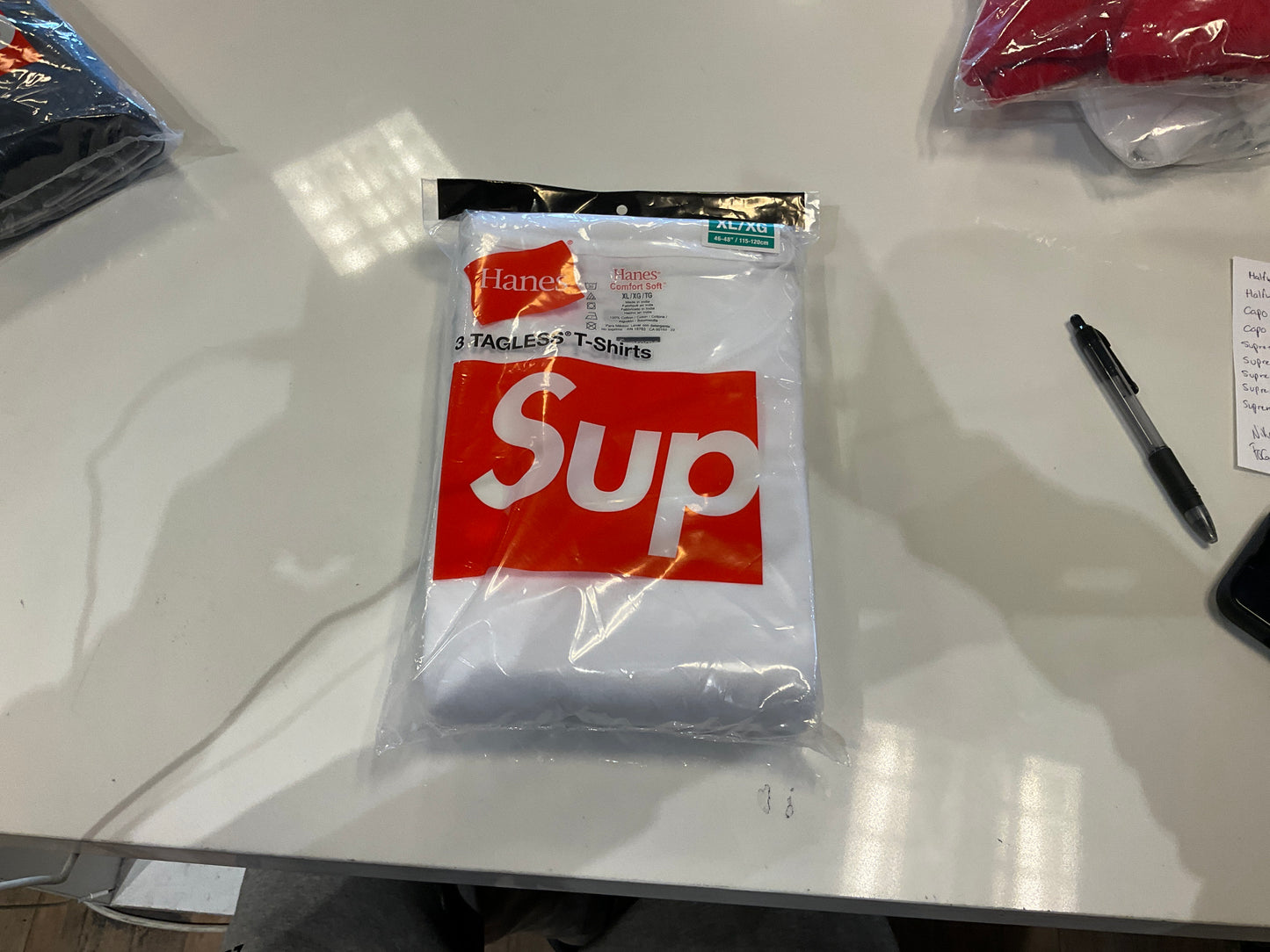 Supreme Hanes White Tees