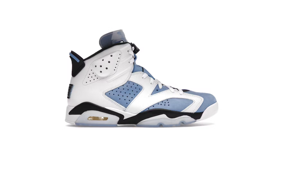 Jordan 6 Retro UNC White *Used*
