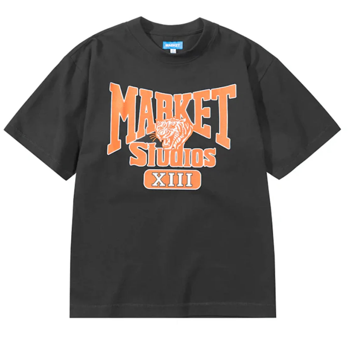 Market Studios Washed Black Bulldog Tee