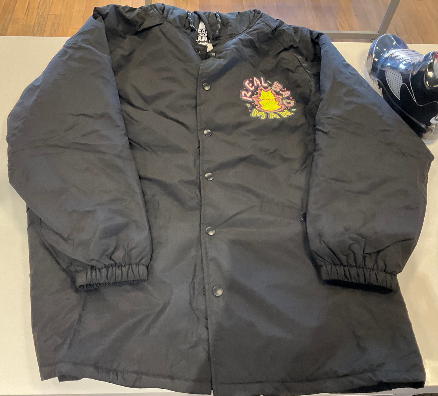 Real Bad Man Fleeced Button Jacket