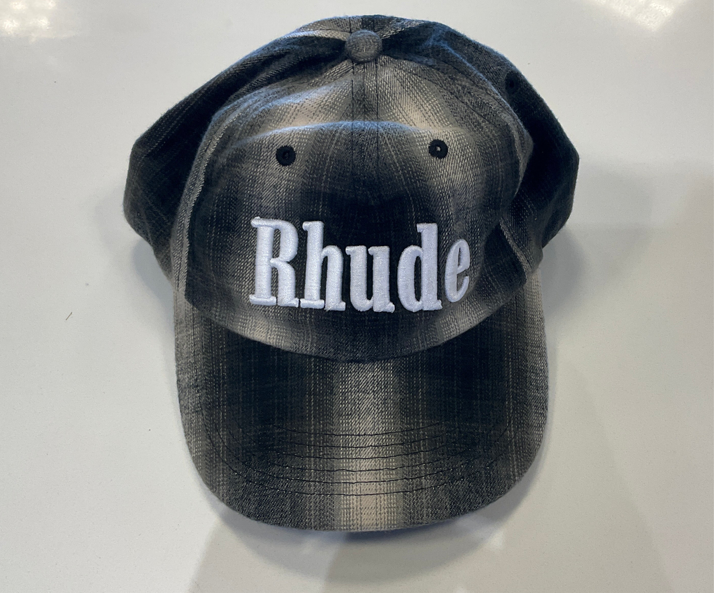 Rhude Logo Flannel Hat