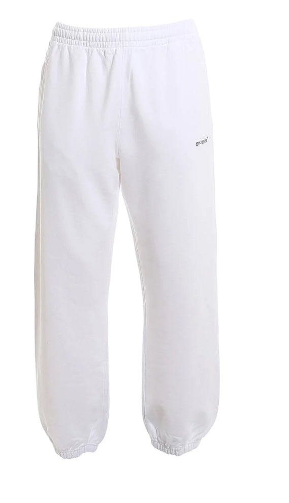 Off White Diagonal Sweats White
