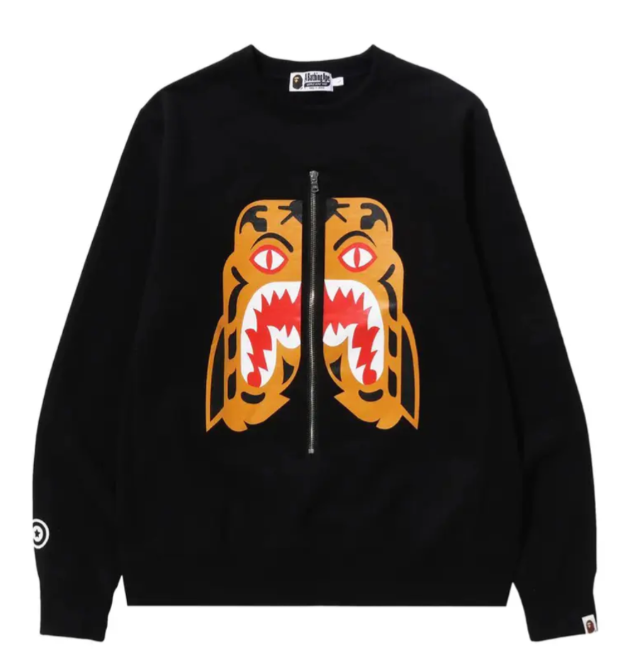 Bape Tiger Crewneck ‘Black’