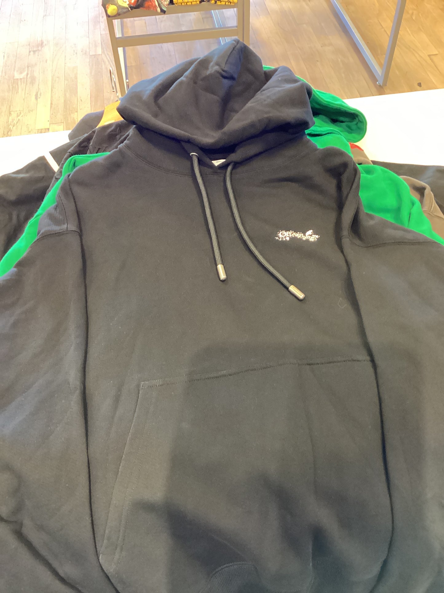 Off white black hoodie
