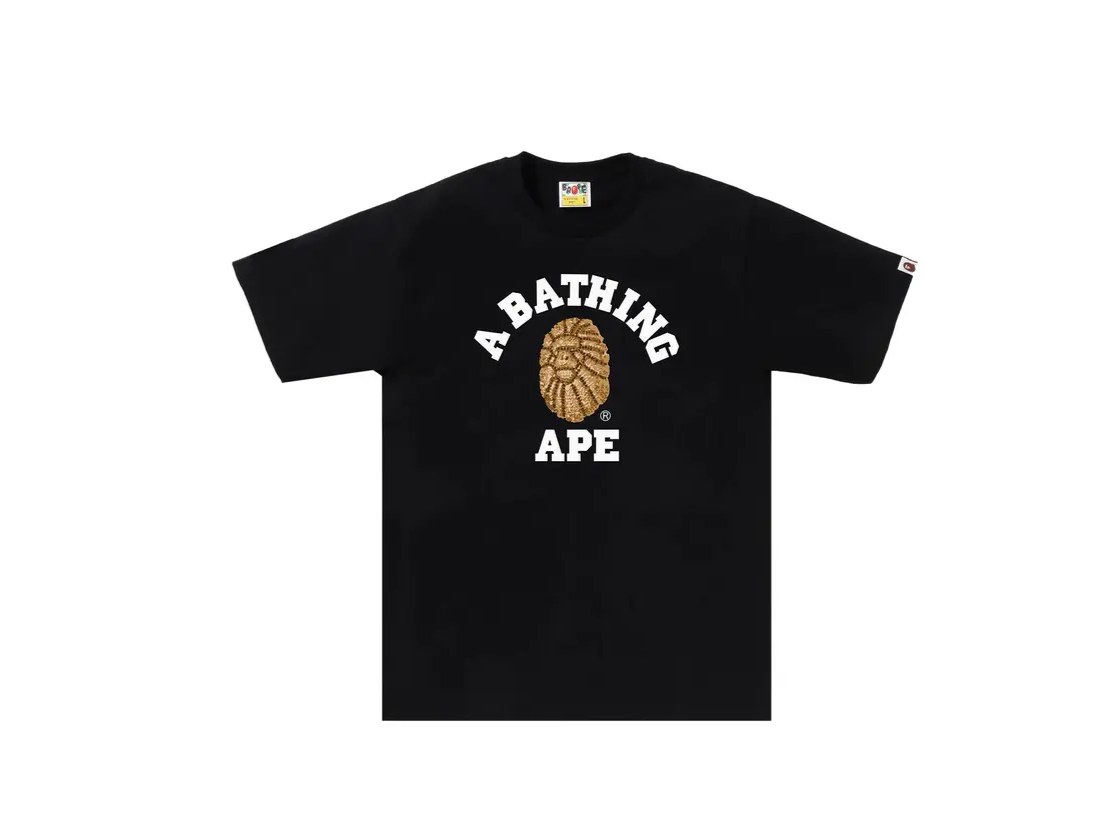 BAPE Jewels College Tee Black