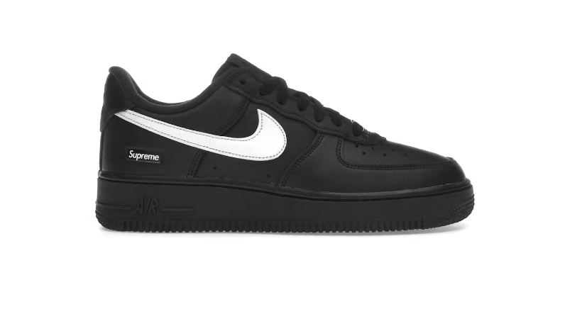 Supreme Nike Air Force 1 Black White