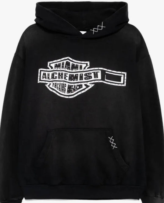 Alchemist Miami Cotton Black Hoodie