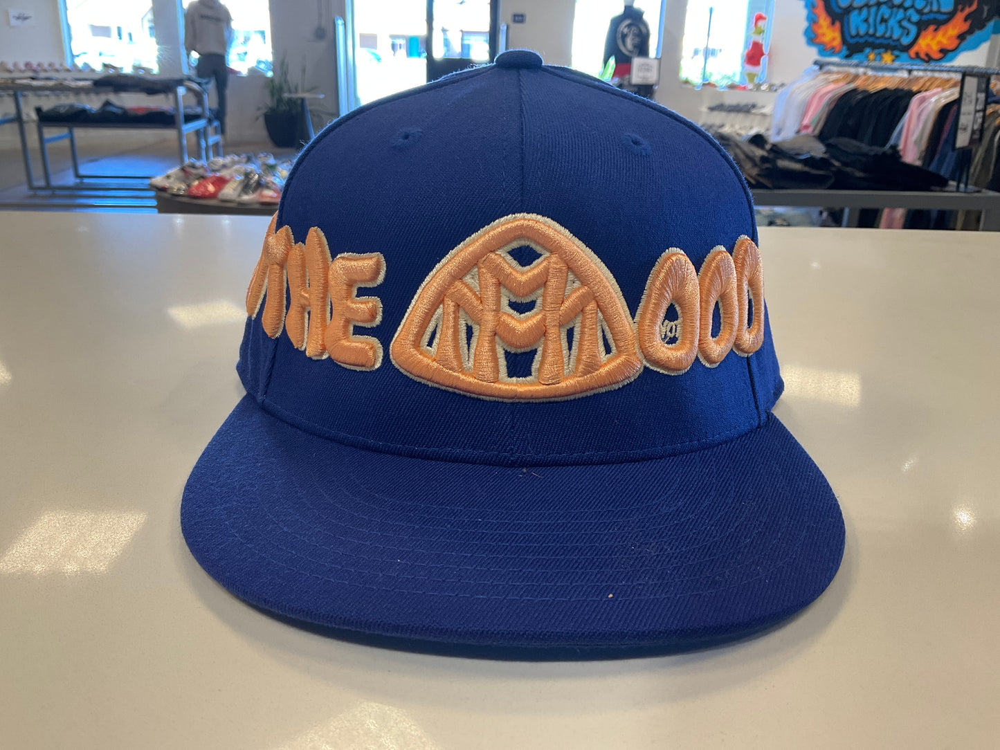 Not In The Mood Hat Blue/Peach