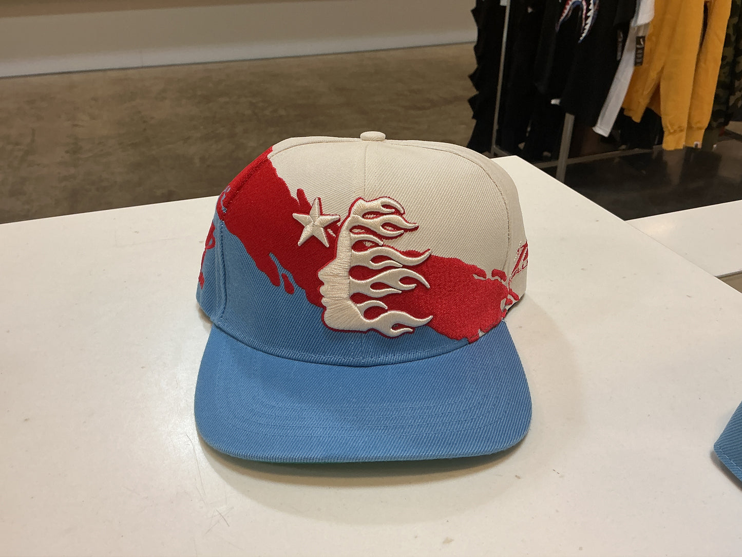 Hellstar SnapBack Paintbrush Red White Blue