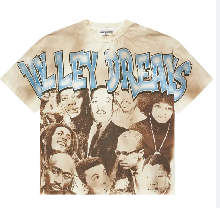 Vale Valley Forever Rushmore Cream Tee